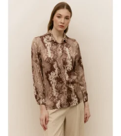 CAMISA SATINADA ESTAMPADA
