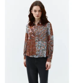 CAMISA SATINADA ESTAMPADA