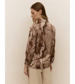CAMISA SATINADA ESTAMPADA
