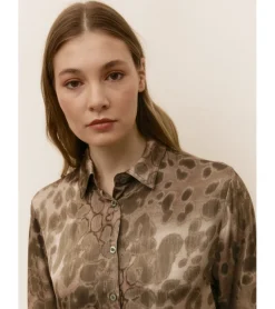 CAMISA SATINADA ESTAMPADA