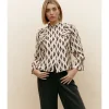 CAMISA ÉTNICA CON VOLANTES