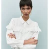 CAMISA VOLANTES BORDADOS