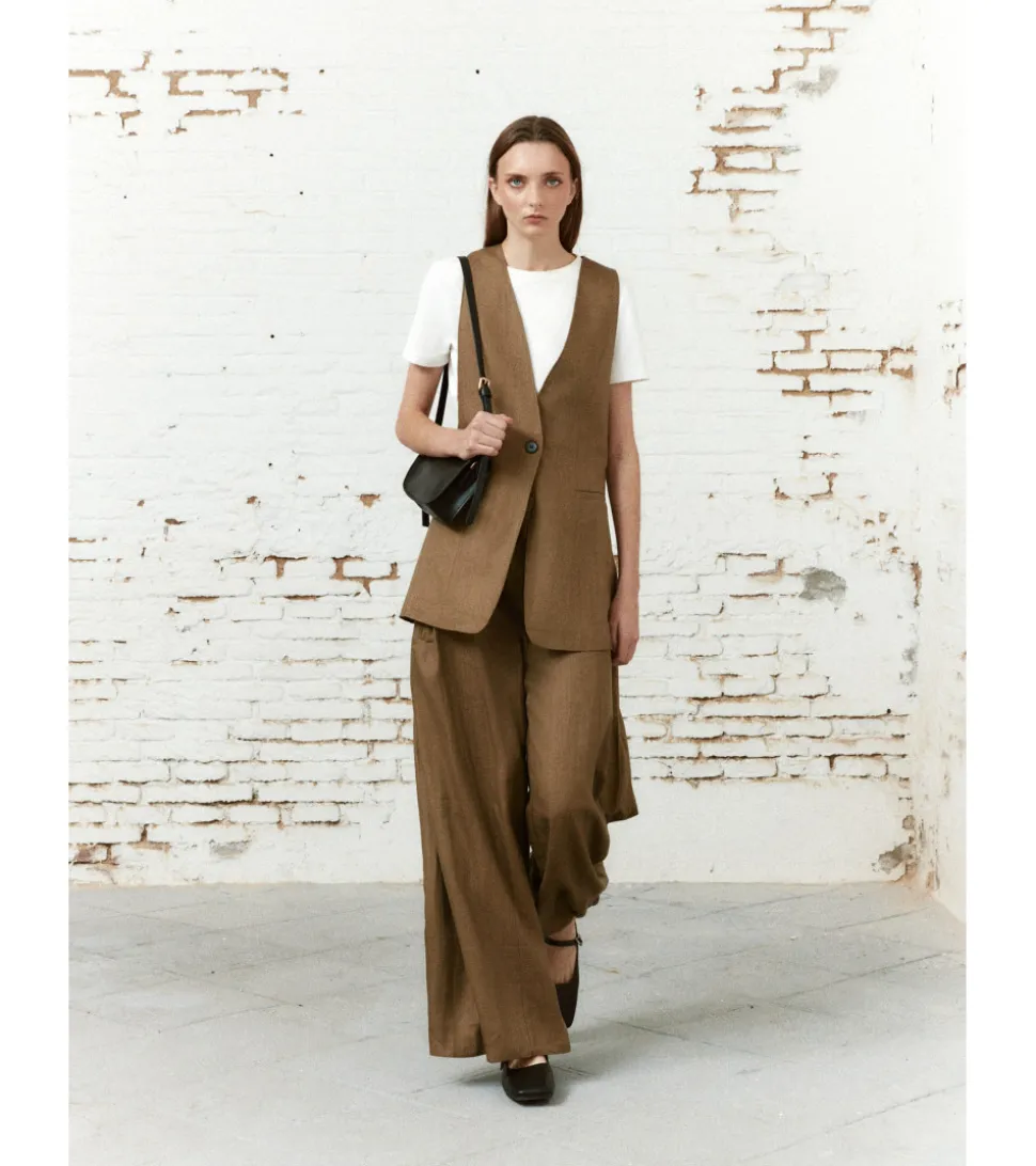 CHALECO TENCEL CONJUNTO