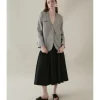 CHAQUETA ABIERTA LINO