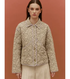 CHAQUETA ACOLCHADA FLORES