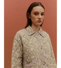 CHAQUETA ACOLCHADA FLORES