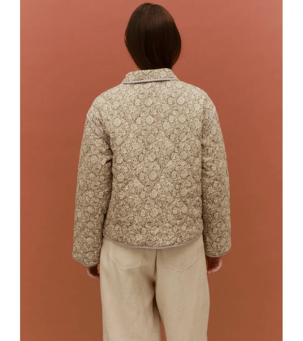CHAQUETA ACOLCHADA FLORES