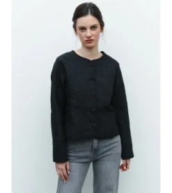 CHAQUETA BROCADA BOTONES