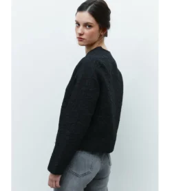 CHAQUETA BROCADA BOTONES