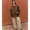 CHAQUETA COMBINADA ALGODÓN