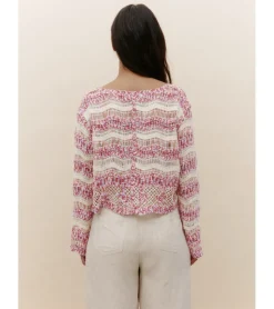 CHAQUETA COMBINADA CROCHET