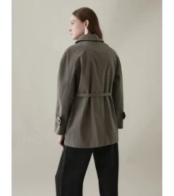 CHAQUETA CON CINTURÓN