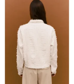 CHAQUETA DESFLECADA LENTEJUELAS