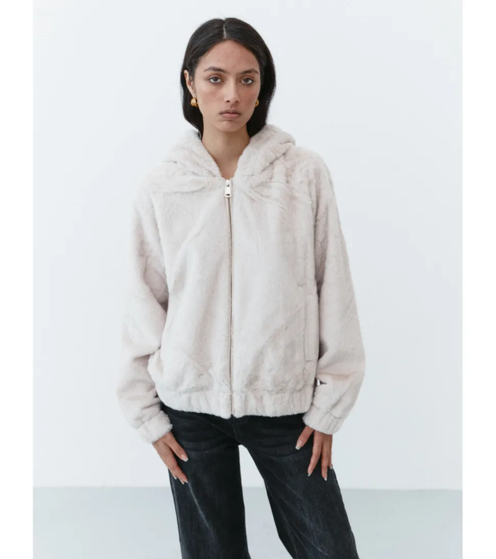 CHAQUETA EFECTO PELO