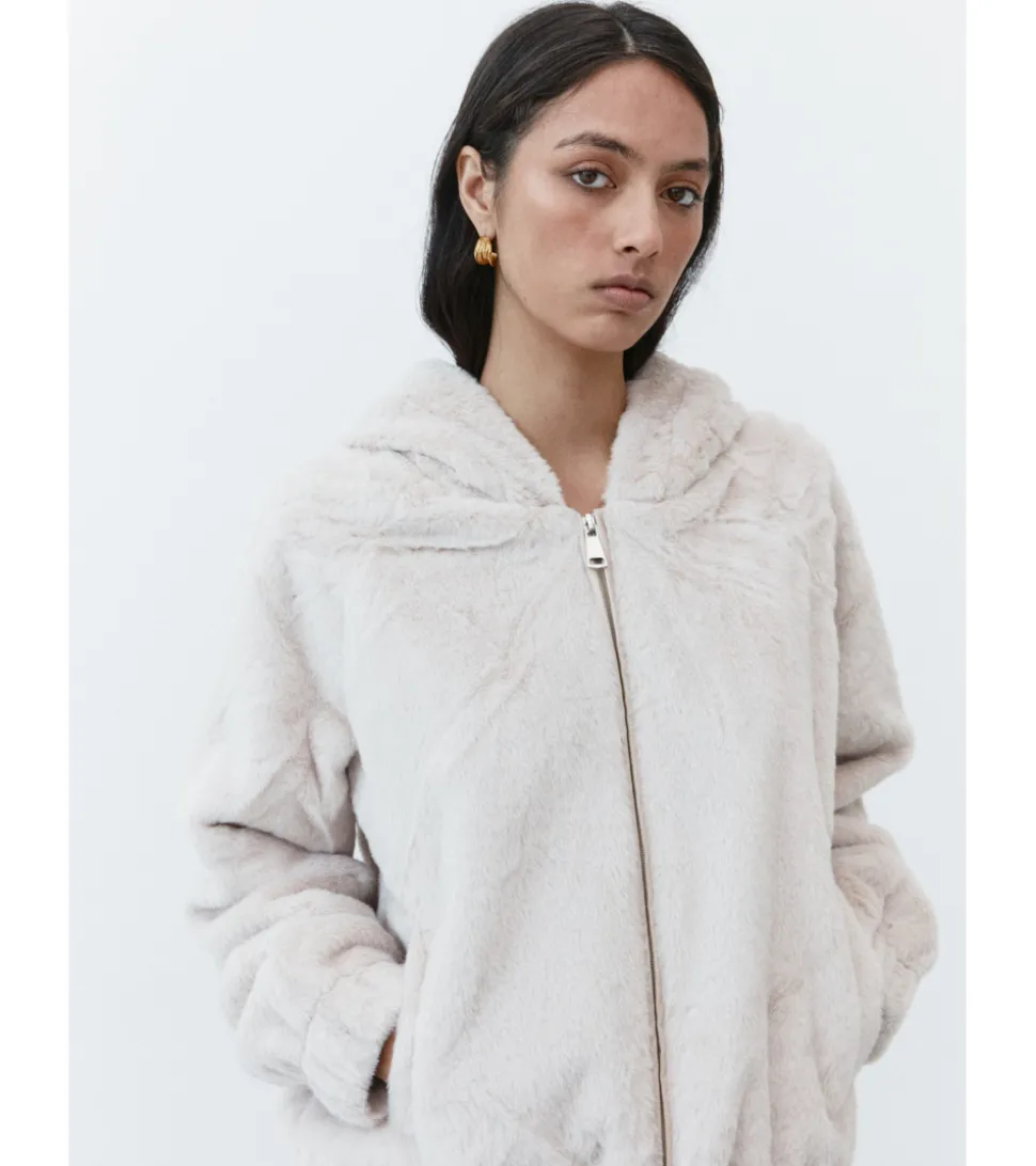 CHAQUETA EFECTO PELO
