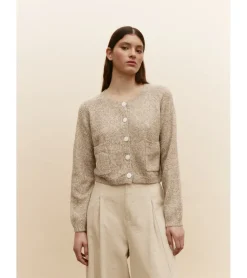 CHAQUETA JASPEADA BOTONES