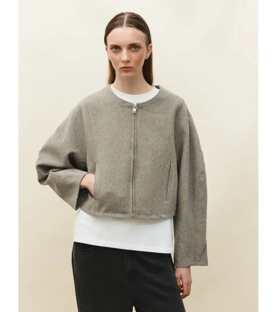 CHAQUETA LANA ALGODÓN