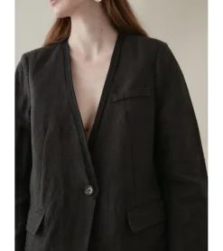 CHAQUETA LARGA LINO CONJUNTO
