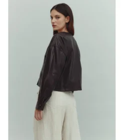 CHAQUETA PIEL BOTONES