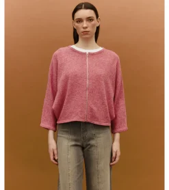 CHAQUETA PUNTO JASPEADA