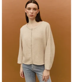 CHAQUETA PUNTO JASPEADA