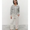 CHAQUETA PUNTO RAYAS