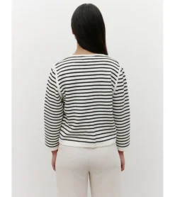 CHAQUETA PUNTO RAYAS