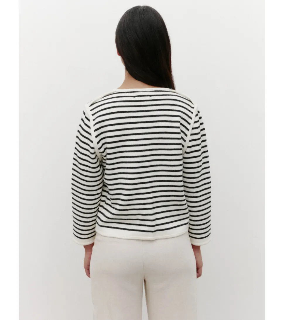 CHAQUETA PUNTO RAYAS