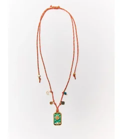 COLLAR CUERDA MULTICOLOR CHARMS