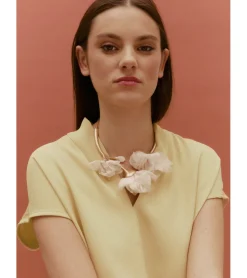COLLAR FLOR TEJIDO