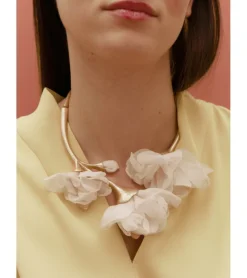 COLLAR FLOR TEJIDO
