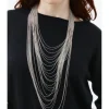 COLLAR LARGO MULTICADENAS