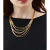 COLLAR MULTICADENA DORADO
