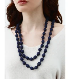 COLLAR SEDA BOLAS