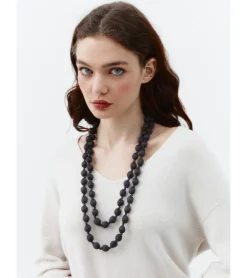 COLLAR SEDA BOLAS