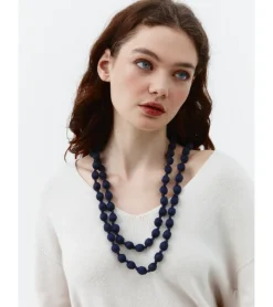 COLLAR SEDA BOLAS