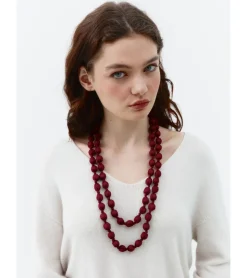 COLLAR SEDA BOLAS
