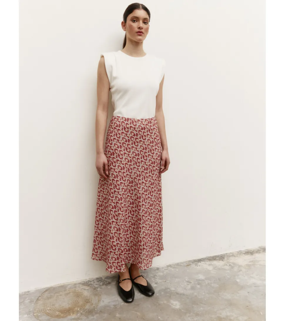 FALDA GASA FLORES
