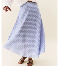 FALDA MIDI RAYAS