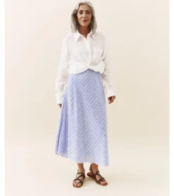 FALDA MIDI RAYAS
