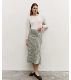 FALDA MIDI VICHY