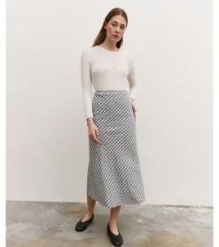 FALDA MIDI VICHY