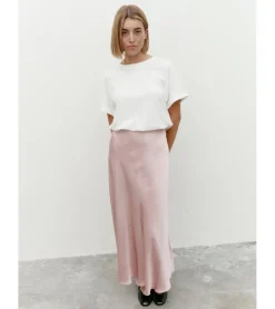FALDA SATINADA MIDI