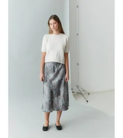 FALDA SATÉN ANIMAL PRINT