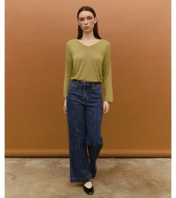 JEANS ANCHOS TIRO ALTO