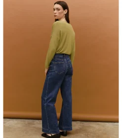 JEANS ANCHOS TIRO ALTO