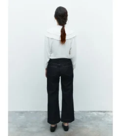 JEANS CROPPED TIRO MEDIO