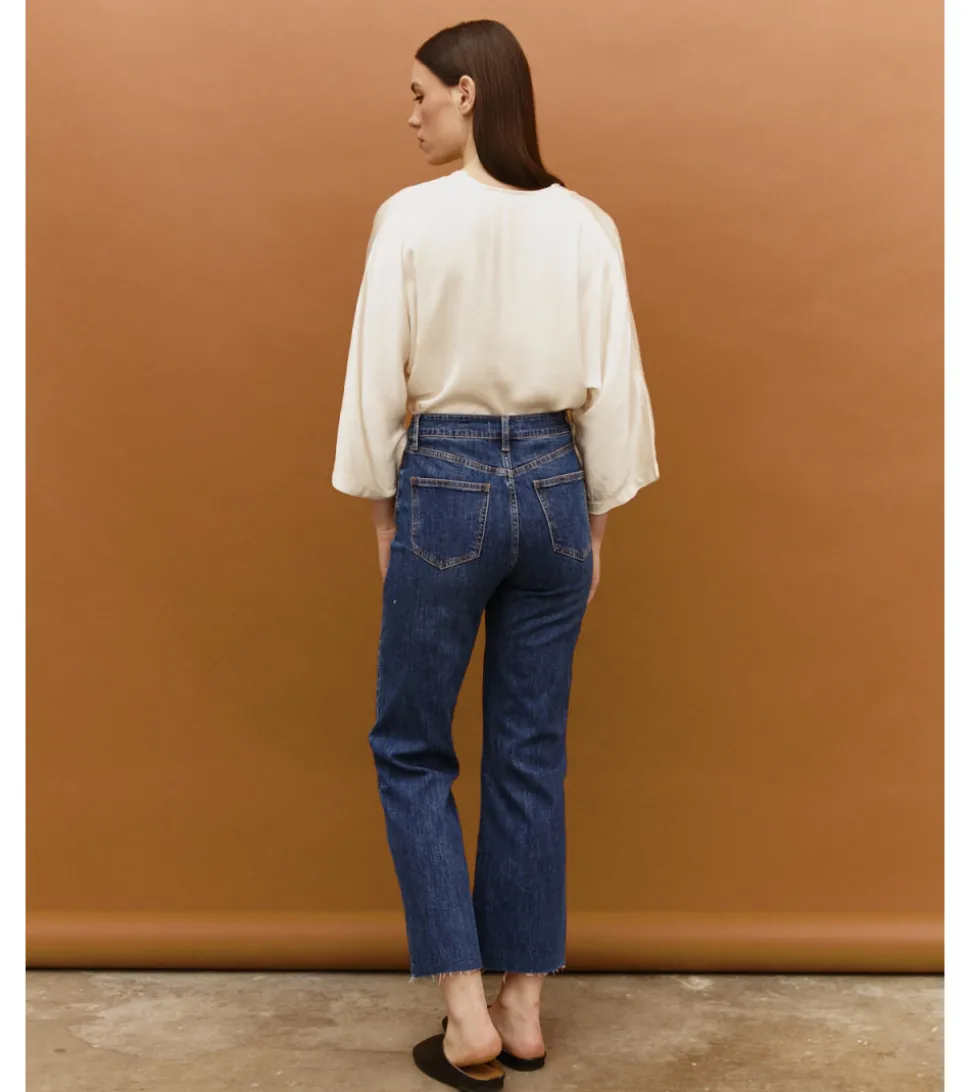 JEANS RECTOS BOTONES