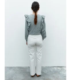 JEANS WIDE LEG TIRO ALTO FULL LENGTH
