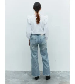 JEANS WIDE LEG TIRO MEDIO